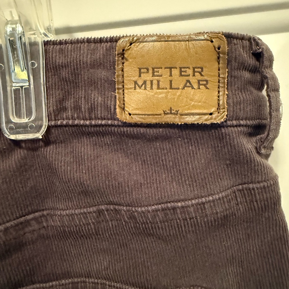 Peter Millar Dark Brown Corduroy Trousers